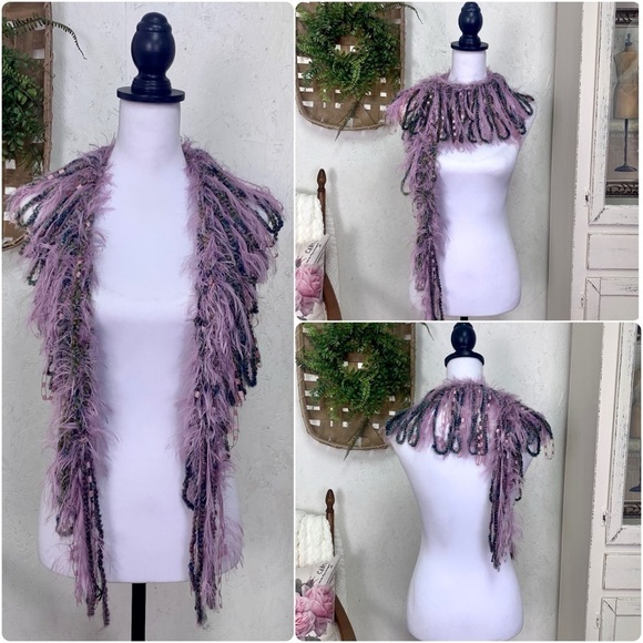 Vintage 90s Y2K Fairycore Grunge Bundle Of Scarves And Wraps - Picture 8 of 15